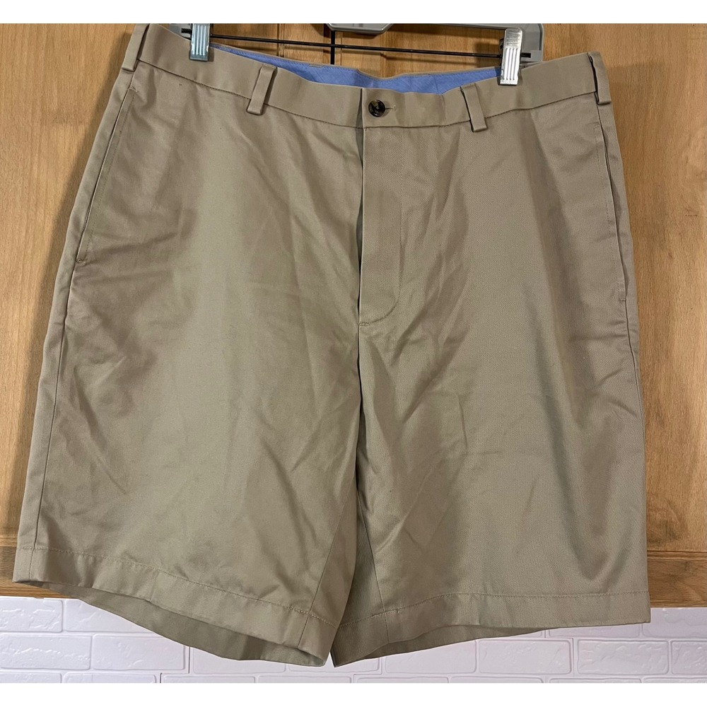 Brooks‎ Brothers Chino Shorts Men 36 Khaki Excellent Lightweight Advantage Chino